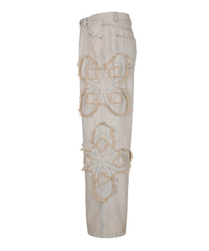 Clover Logo Patch Jeans
