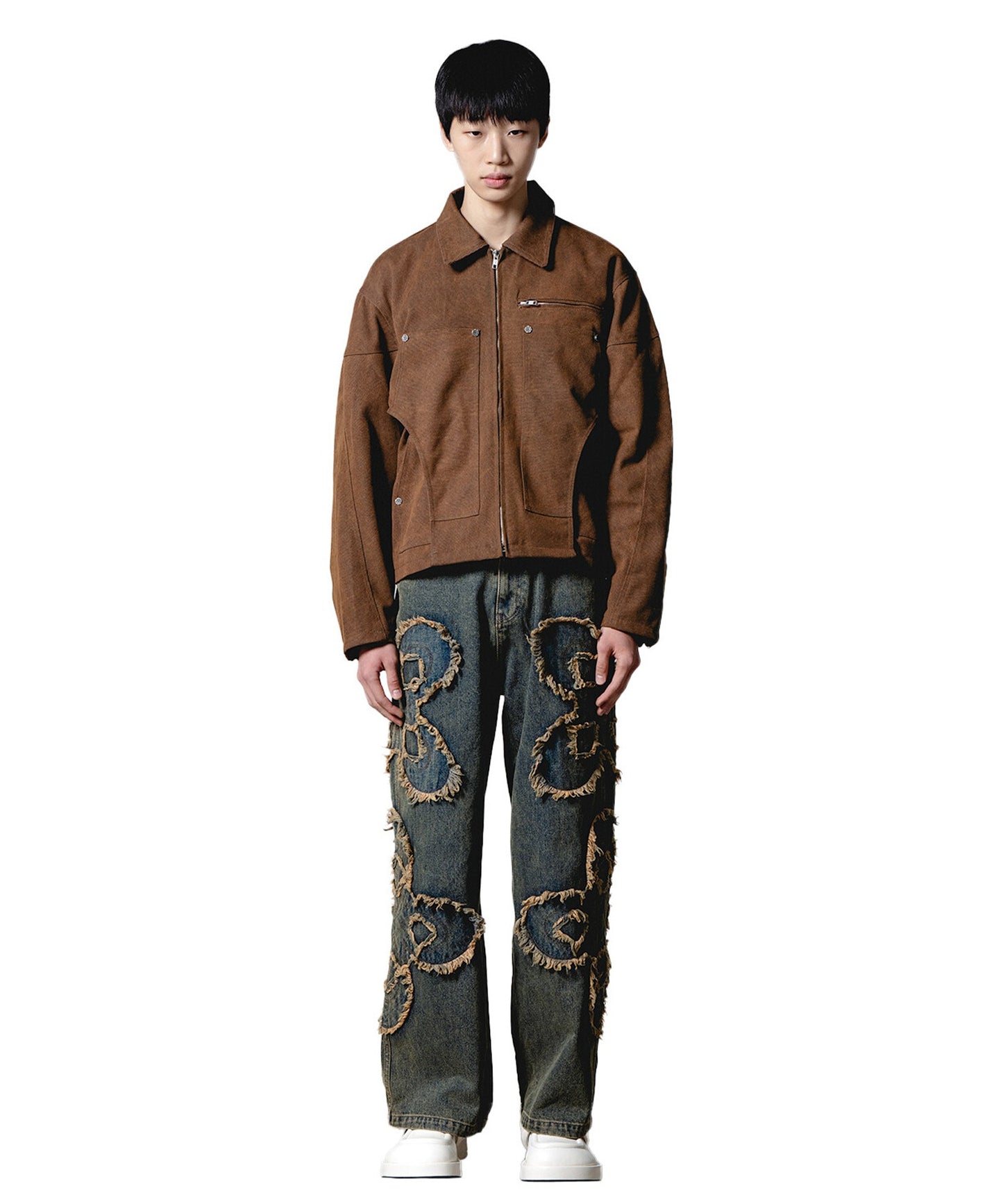 Clover Logo Patch Jeans