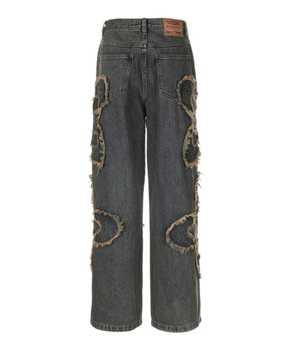 Clover Logo Patch Jeans
