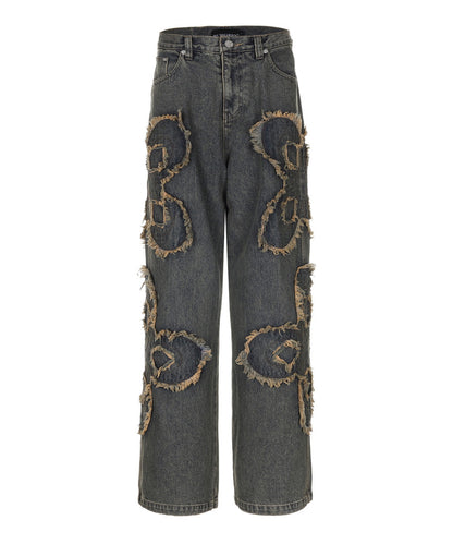 Clover Logo Patch Jeans