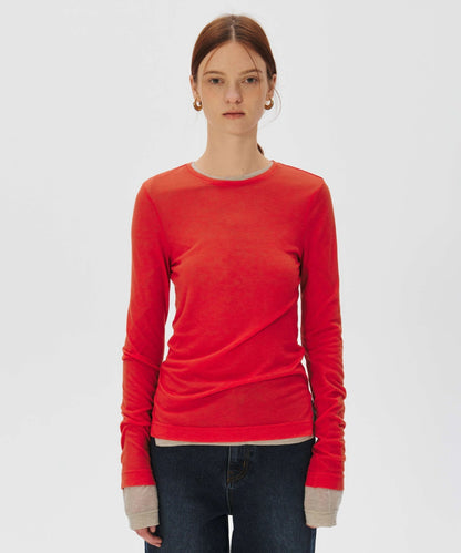 Basic Tencel Layering T-shirt