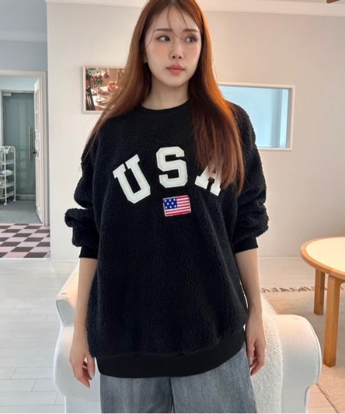 USAモコモコトップス
