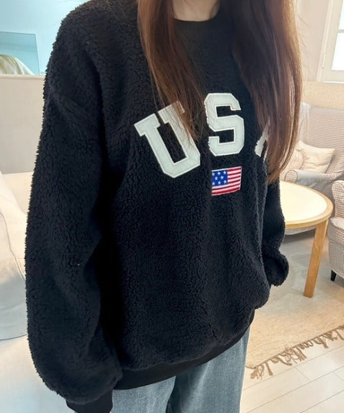 USAモコモコトップス