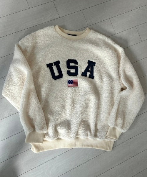 USAモコモコトップス