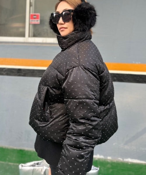 ストーン付きショートジャケット
