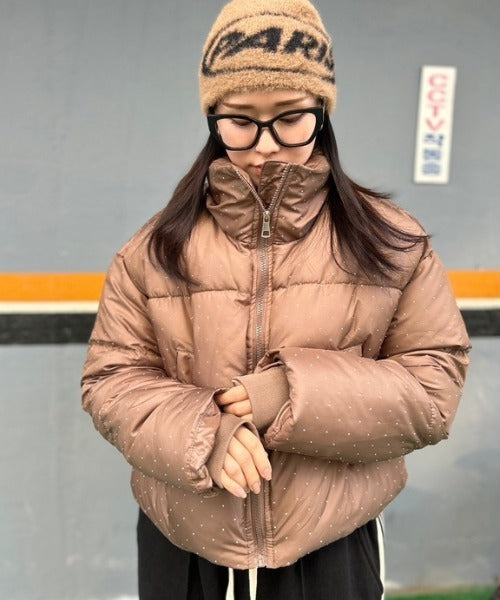 ストーン付きショートジャケット