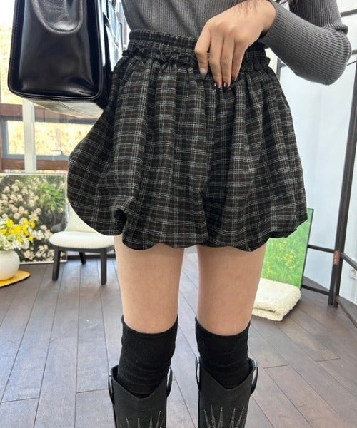 ワケあり商品 /アウトレット】チェック柄 ショートパンツ 千鳥柄