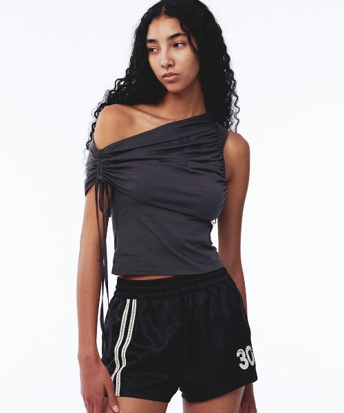 Line Satin Shorts