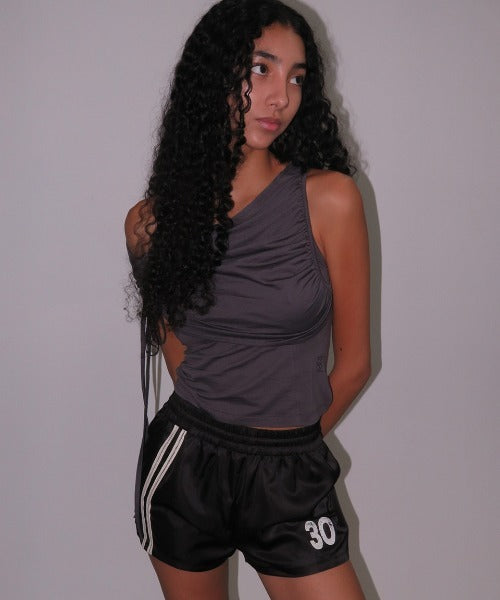 Line Satin Shorts