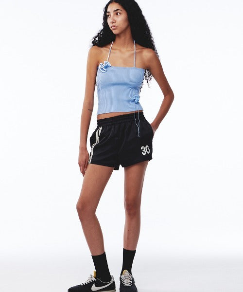 Line Satin Shorts