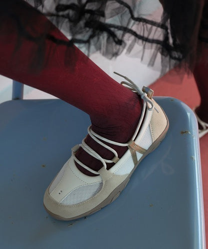 NICOLE WEAVING LACEUP SNEAKERS