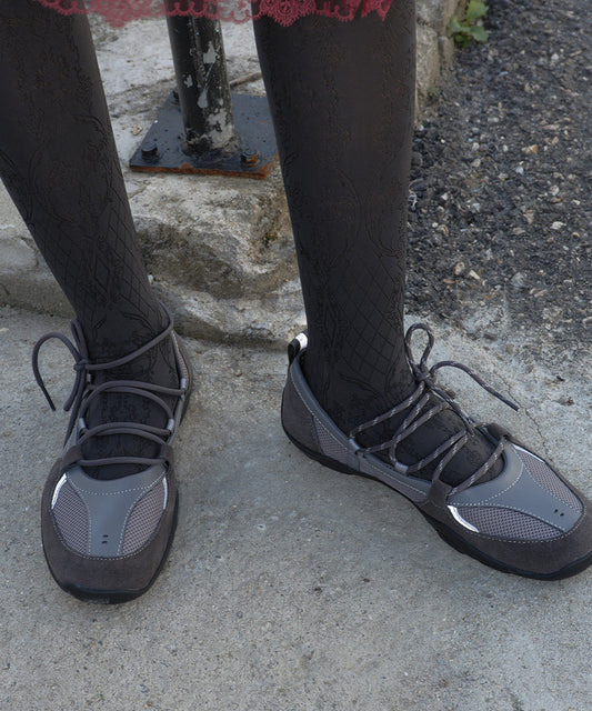 NICOLE WEAVING LACEUP SNEAKERS