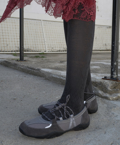 NICOLE WEAVING LACEUP SNEAKERS