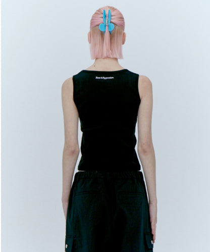 WIDE U-NECK TANK TOP