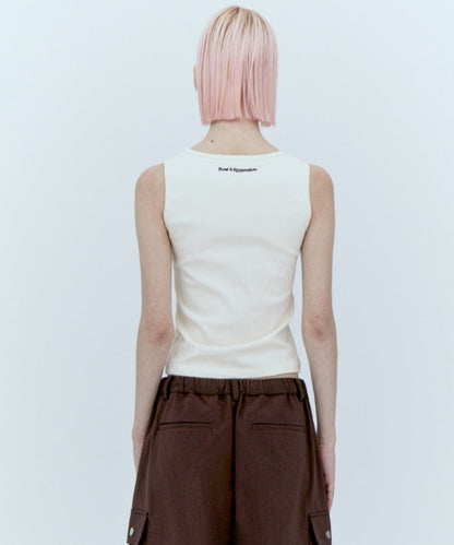 WIDE U-NECK TANK TOP
