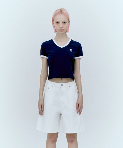 V-NECK RINGER T-SHIRT