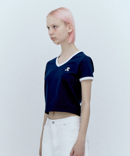 V-NECK RINGER T-SHIRT