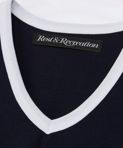 V-NECK RINGER T-SHIRT