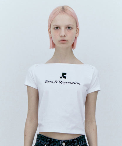 LOGO LIP NECK T-SHIRT