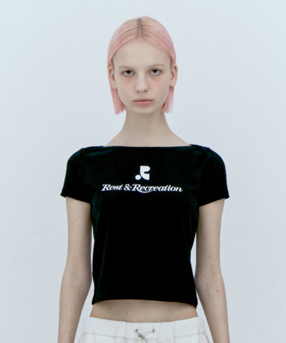 LOGO LIP NECK T-SHIRT