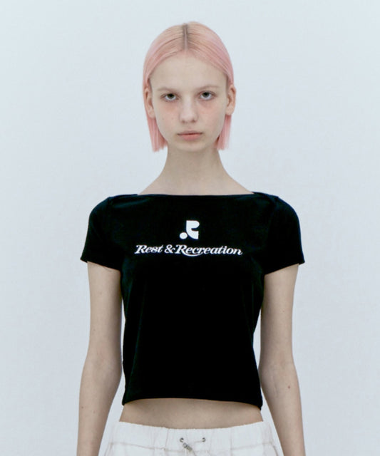 LOGO LIP NECK T-SHIRT