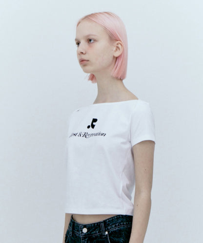 LOGO LIP NECK T-SHIRT