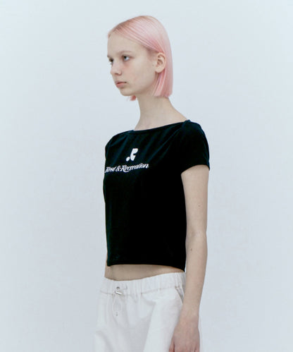 LOGO LIP NECK T-SHIRT
