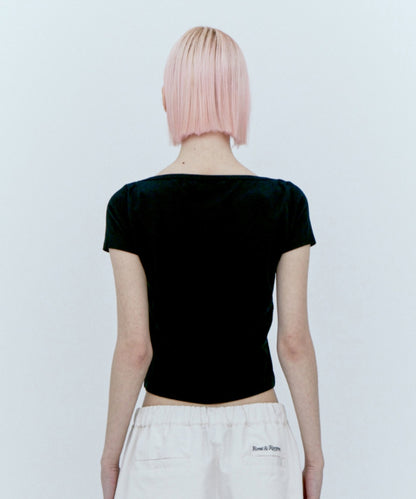 LOGO LIP NECK T-SHIRT