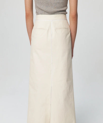 Fringe Wasit H-line Skirt