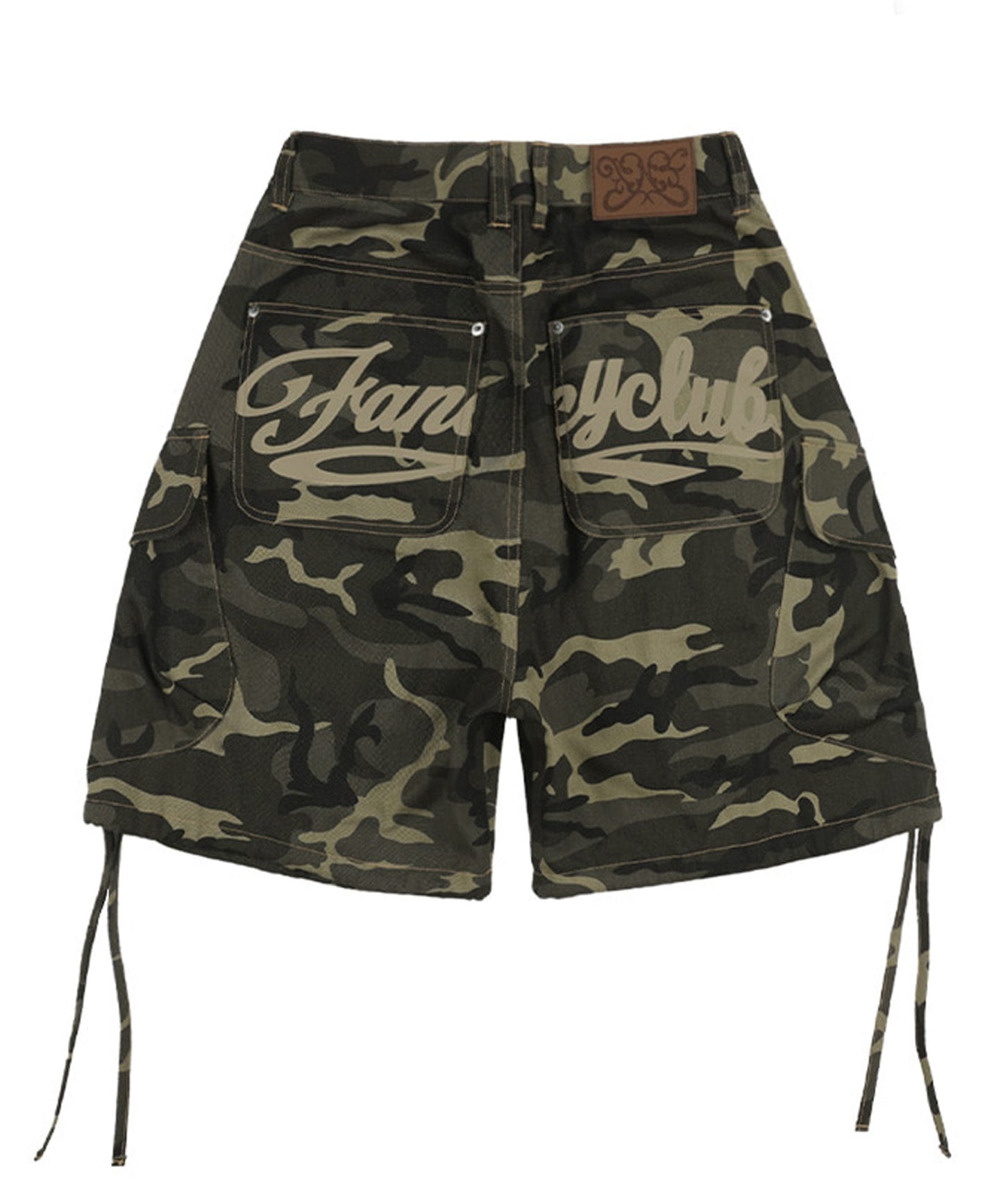 CARGO LETTERING BERMUDA PANTS
