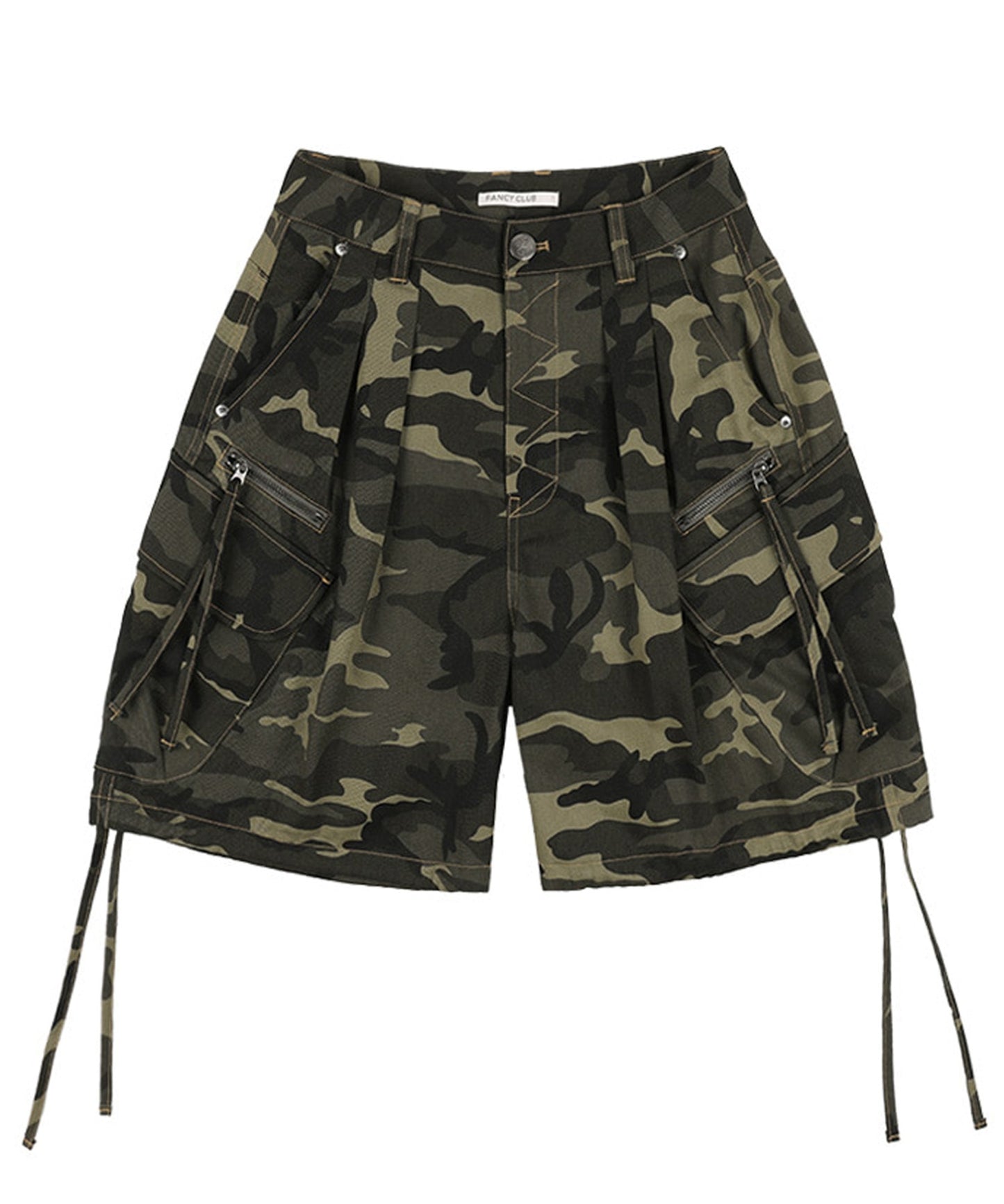 CARGO LETTERING BERMUDA PANTS