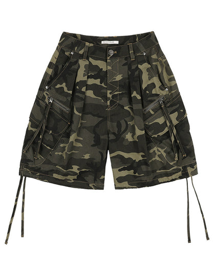 CARGO LETTERING BERMUDA PANTS