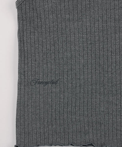 FANCY CLUB/ファンシークラブ BIRD COWL SLEEVELESS フードトップス