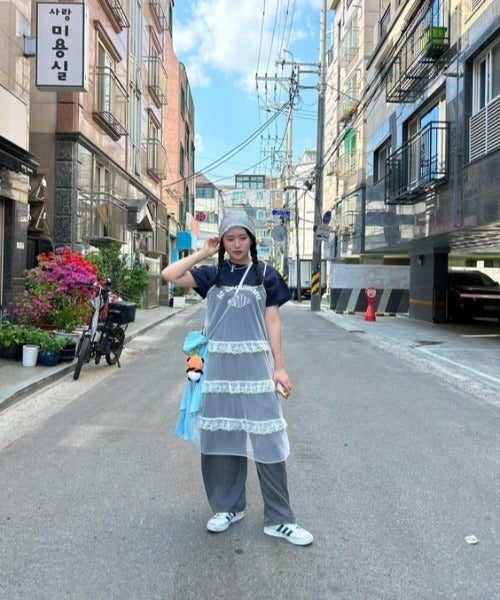 レイヤードレースキャミワンピース