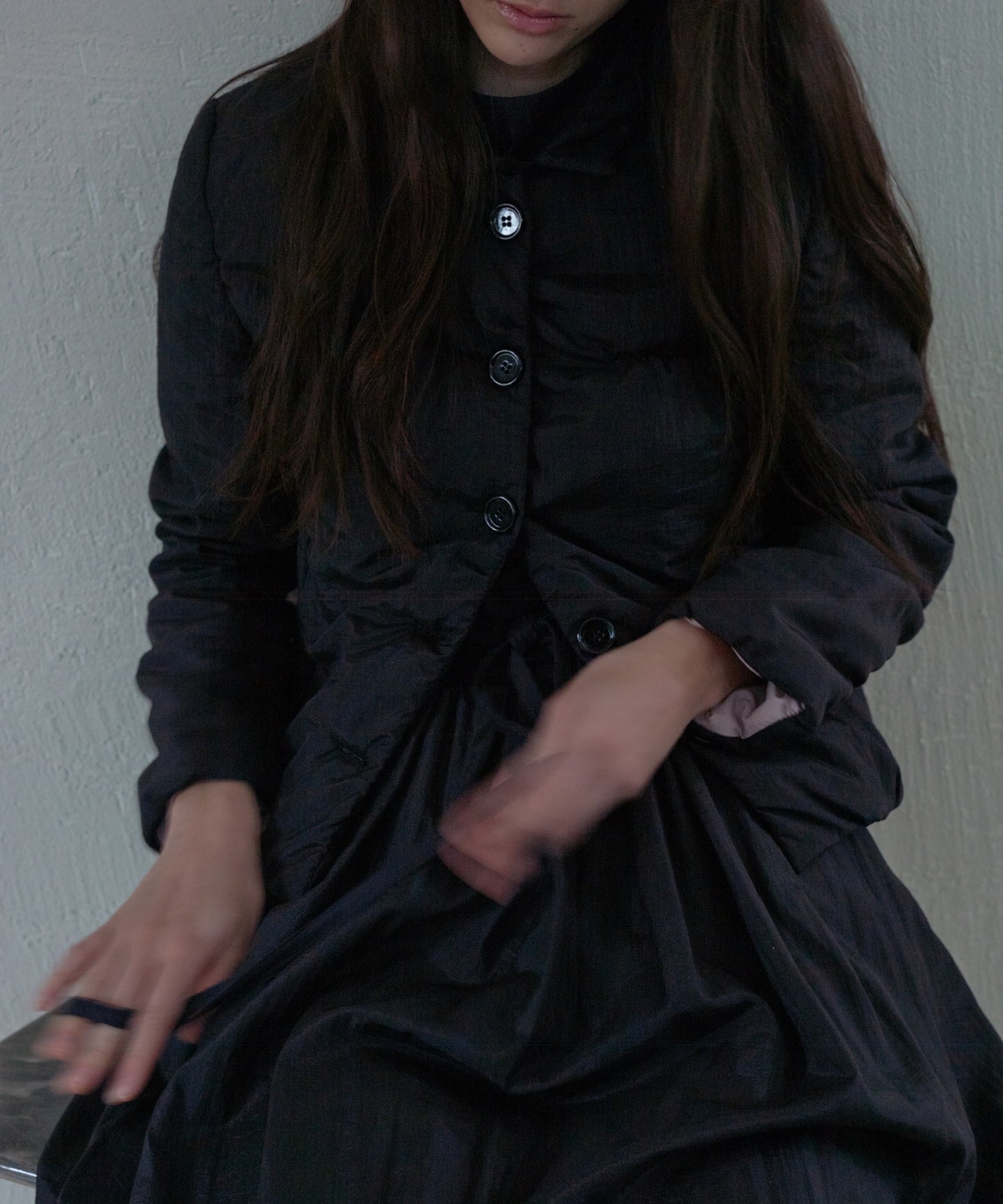 anggae/アンゲ BALLOON PADDED MIDI SKIRT スカート