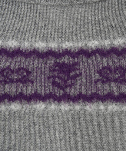 Kijun/キジュン Nordic Knit Cardigan ノルディック柄 ウールニットカーディガン