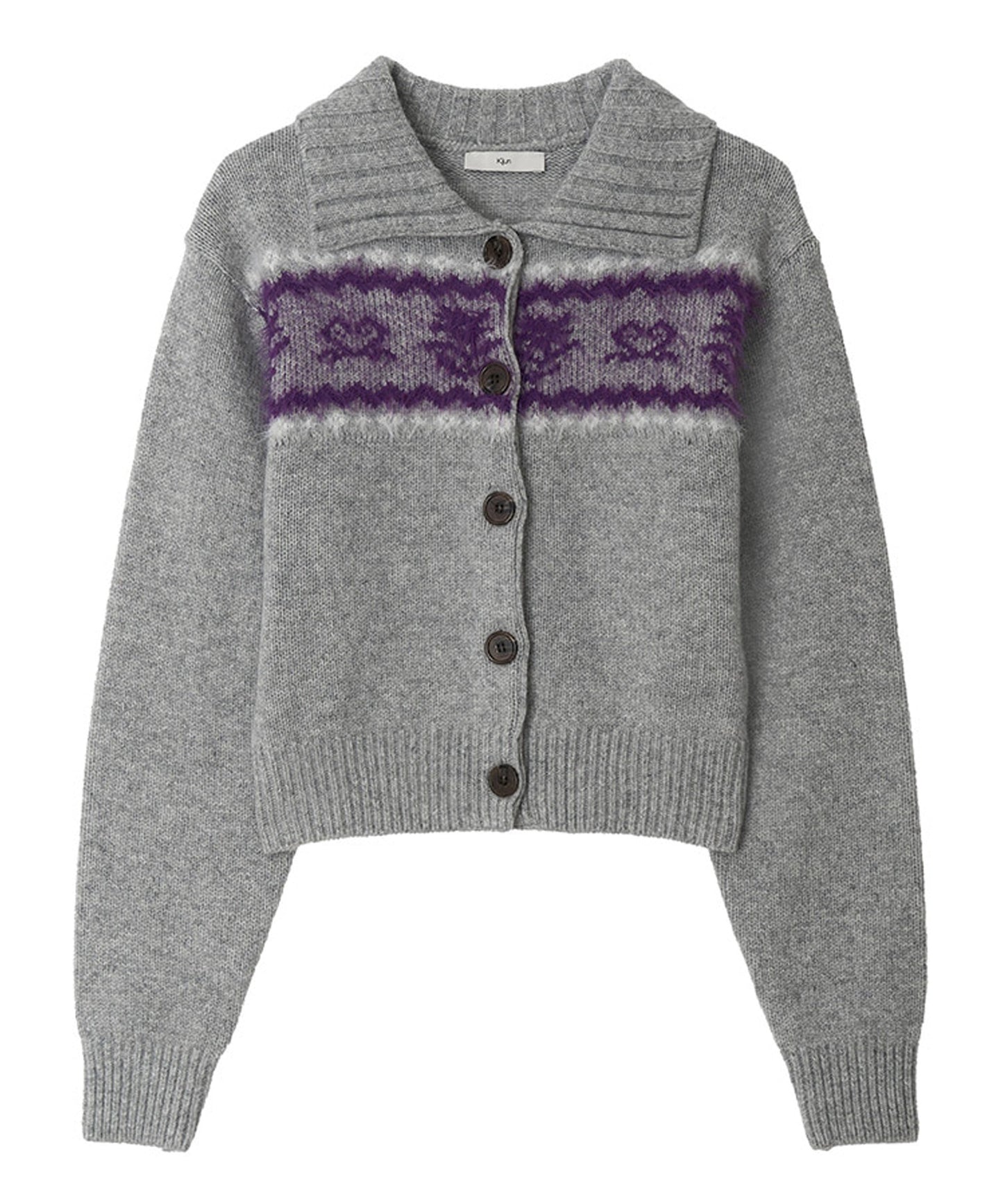 Kijun/キジュン Nordic Knit Cardigan ノルディック柄 ウールニットカーディガン