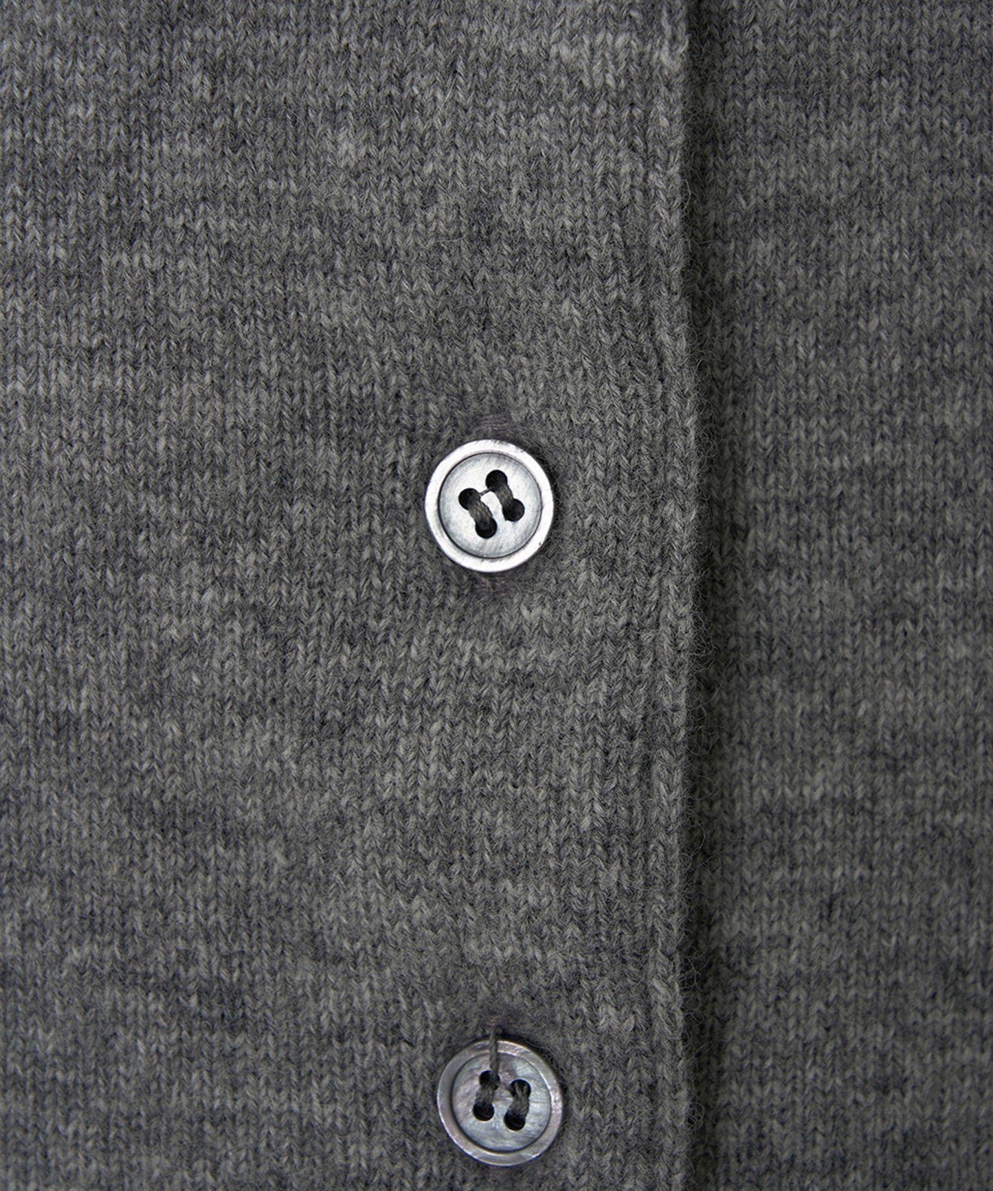 Kijun/キジュン Double Neck Knit Cardigan 重ね着風 ショート丈 ウールニットカーディガン