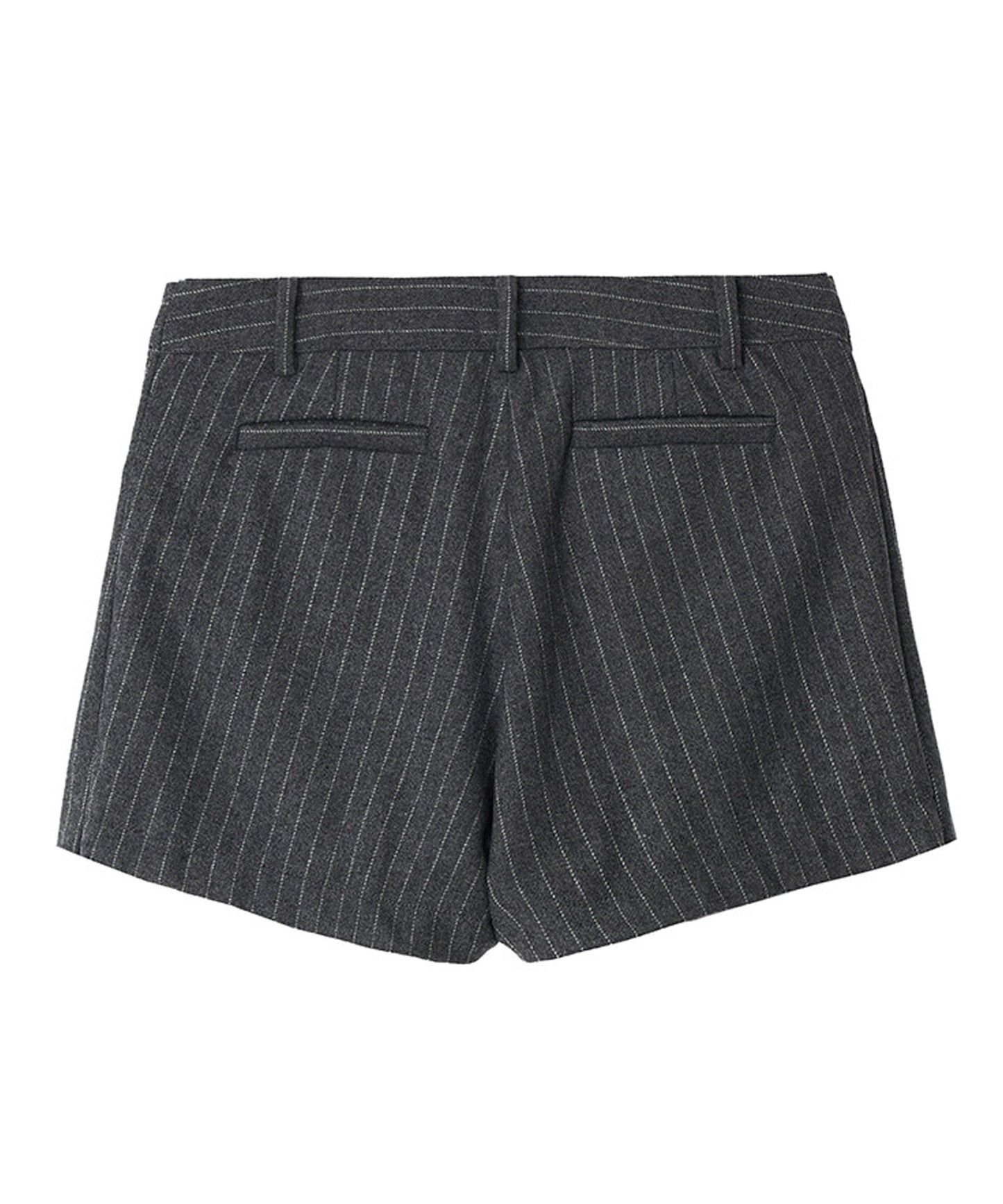 Kijun/キジュン Pin Stripe Wrap Shorts 巻きスカート風 ウール ピンストライプショーツ
