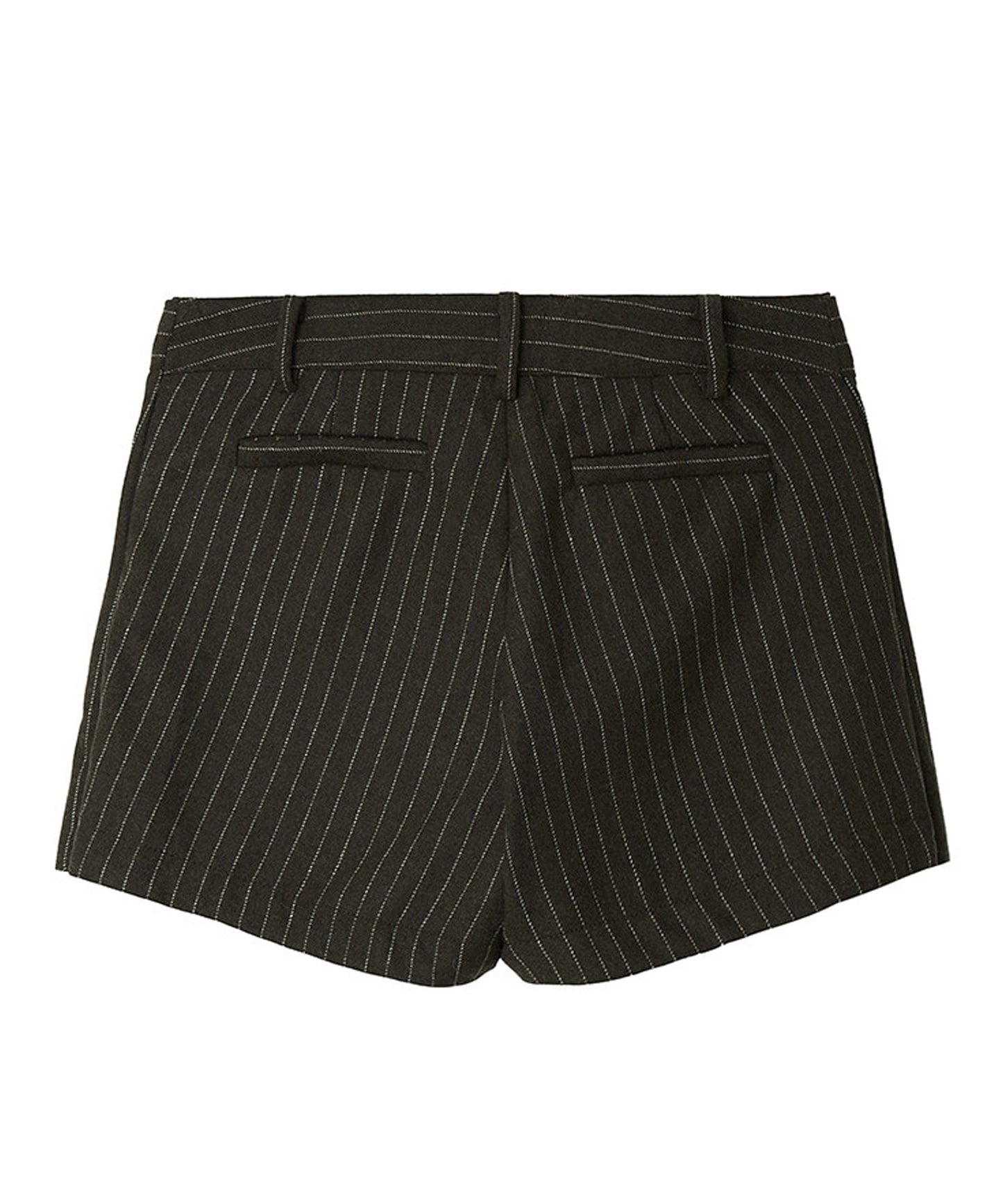 Kijun/キジュン Pin Stripe Wrap Shorts 巻きスカート風 ウール ピンストライプショーツ