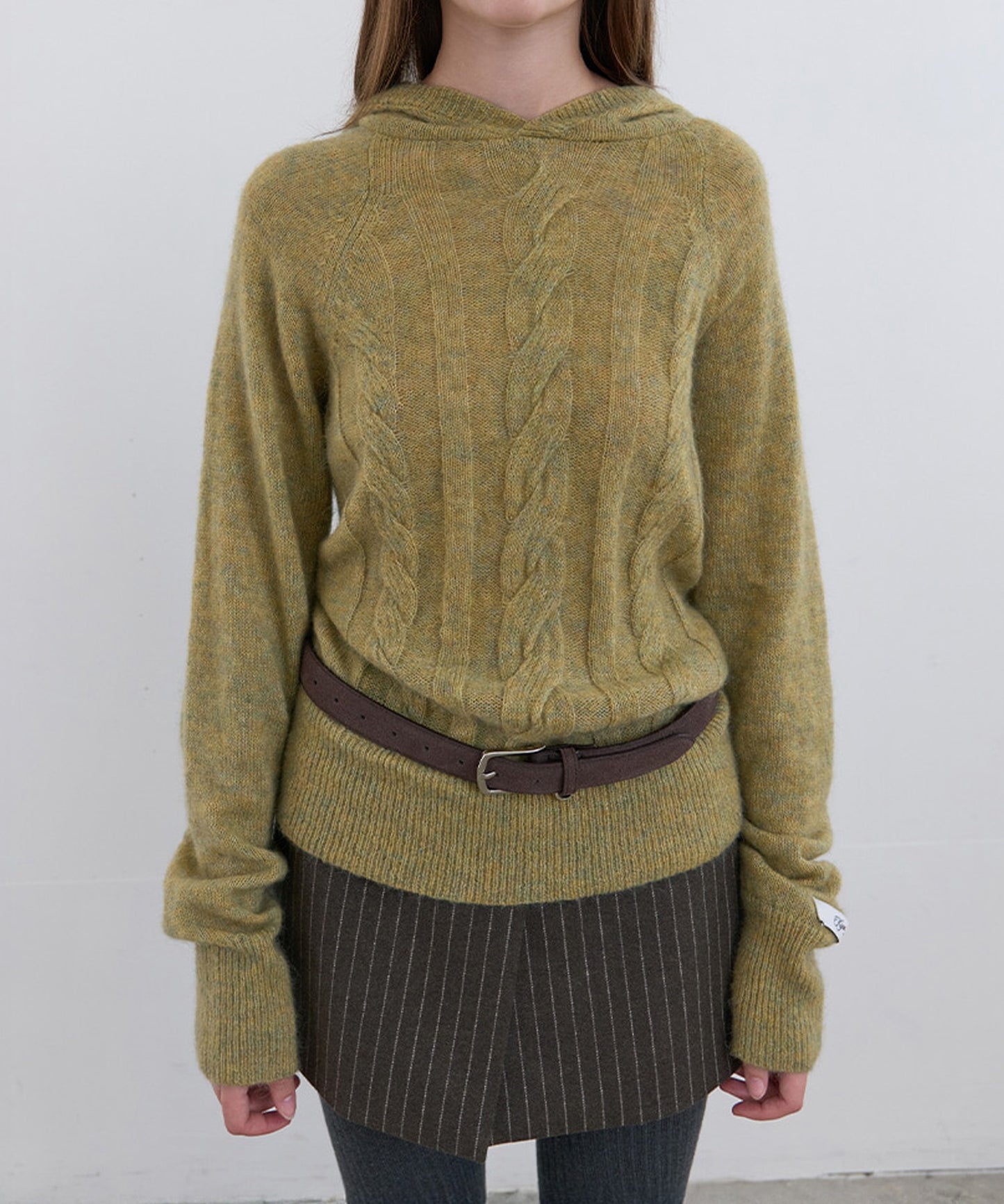 Kijun/キジュン Pin Stripe Wrap Shorts 巻きスカート風 ウール ピンストライプショーツ