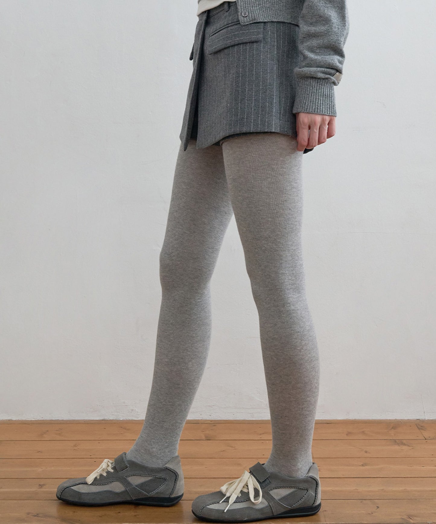 Kijun/キジュン Pin Stripe Wrap Shorts 巻きスカート風 ウール ピンストライプショーツ