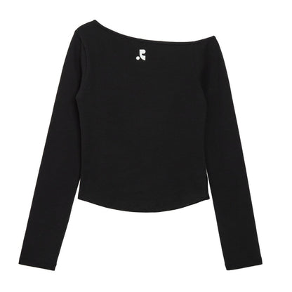 Rest&Recreation/レストアンドレクリエーション RR ONE SHOULDER LONG SLEEVE TOP ワンショルダー ロングスリーブ