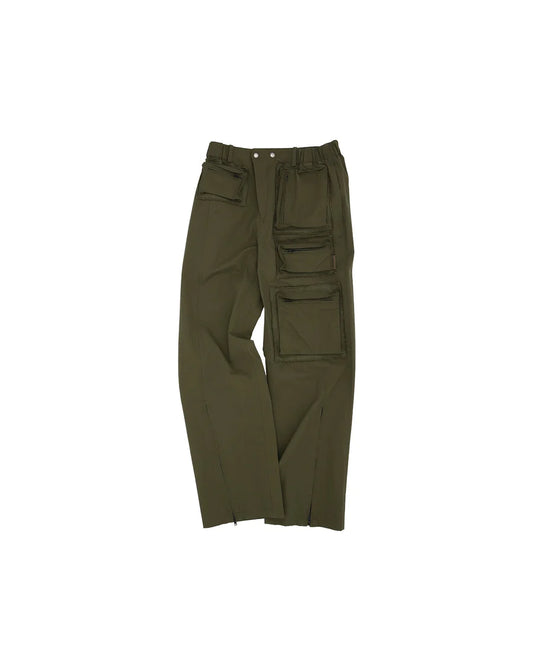 RAW EDGE MULTI-POCKET PANTS