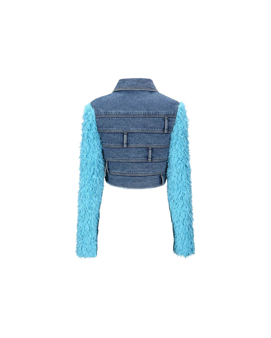 DUA MULTI WAIST DENIM JACKET