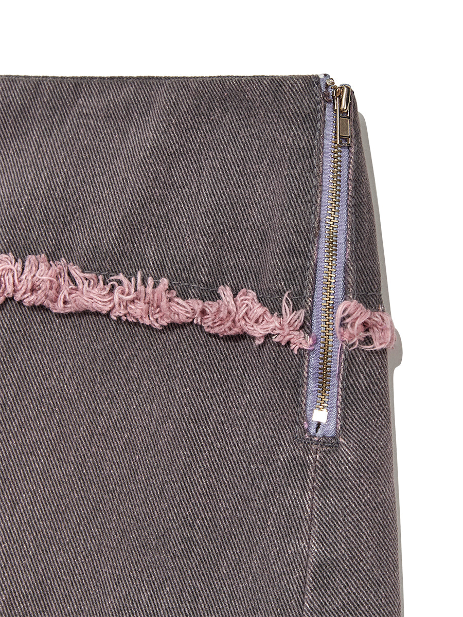 BONES GRUNGY DENIM SKIRT