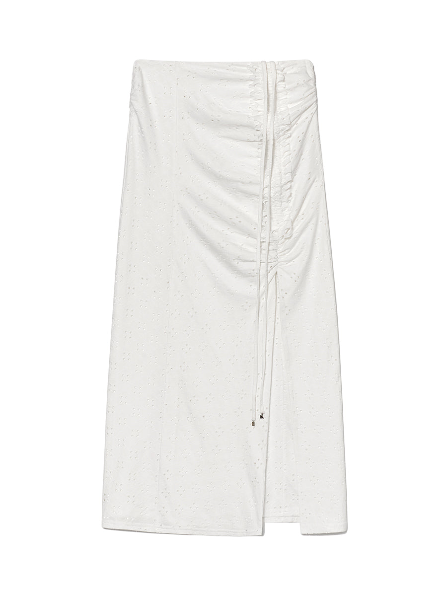 DEVON EYELET LONG SKIRT