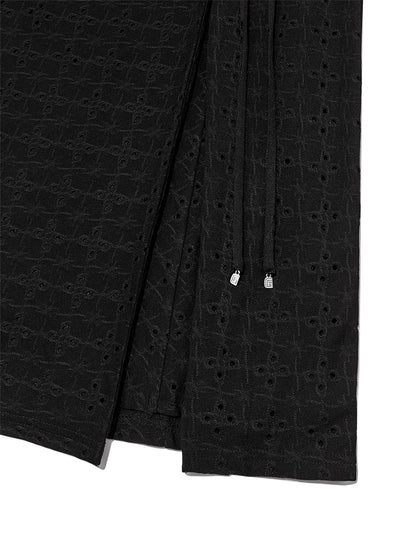 DEVON EYELET LONG SKIRT