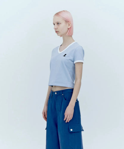 V-NECK RINGER T-SHIRT
