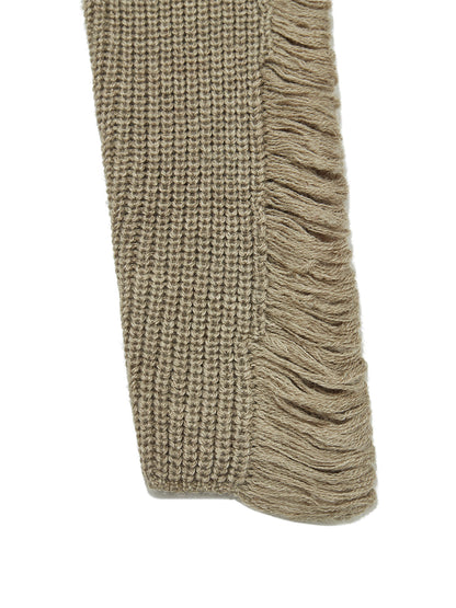 SAHARA DAMAGED WOOL KNIT TOP SET